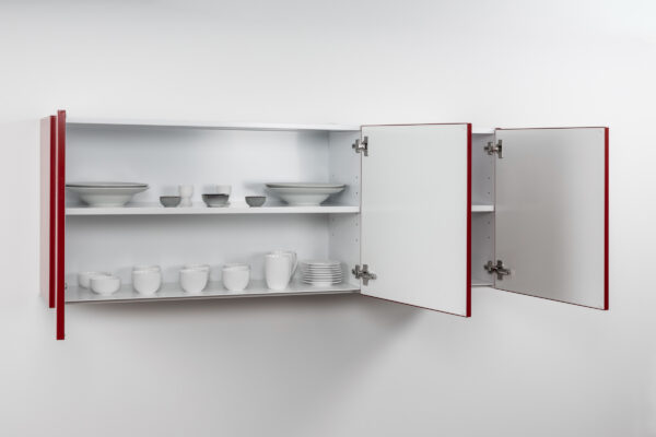 Hängeschrank Classic HSCL 150 rot offen