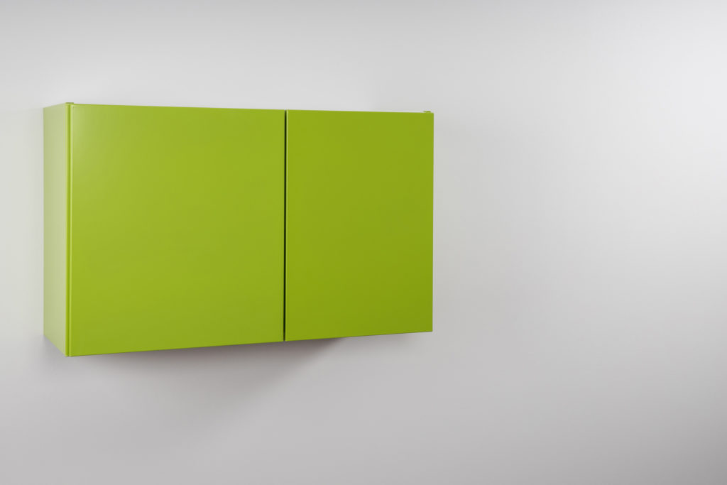 Hängeschrank Classic HSCL 90 grün geschlossen