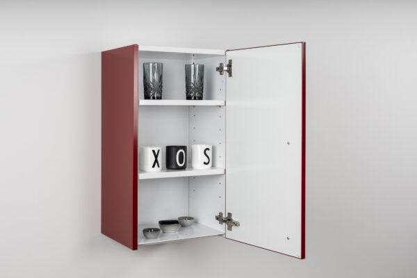 Stengel Hängeschrank Classic HSCL 40 rot offen