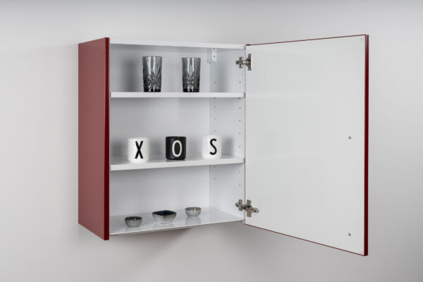 Hängeschrank Premium HSPL 60 offen rot Stengel