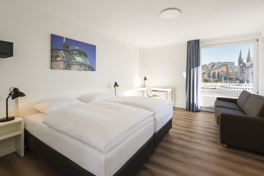 Referenz Gästehaus Bremen Zimmeransicht
