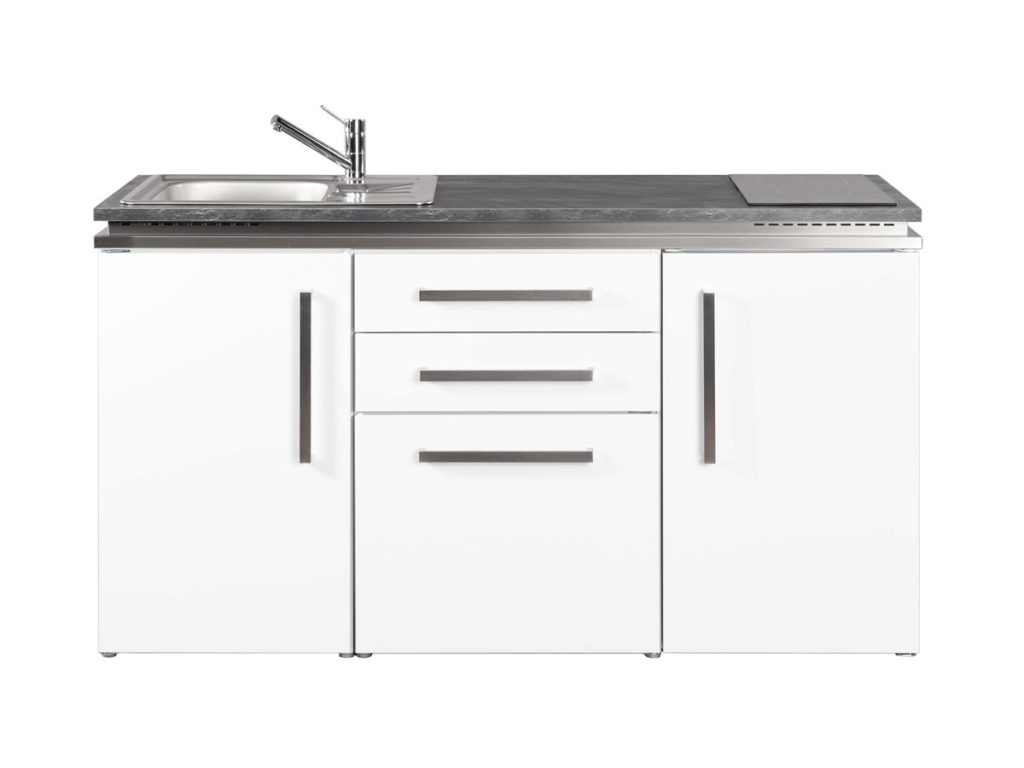Pantry Metallküche MD 160 Designline weiß