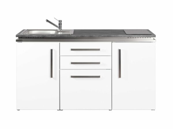 Pantry Metallküche MD 160 Designline weiß