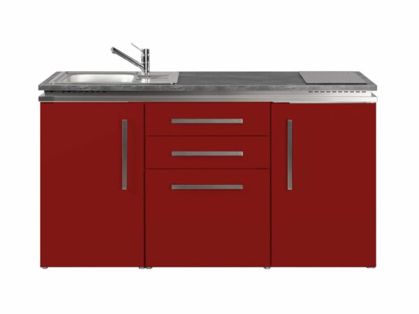 Pantry Metallküche MD 160 Designline rot