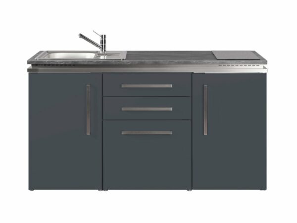 Pantry Metallküche MD 160 Designline grau