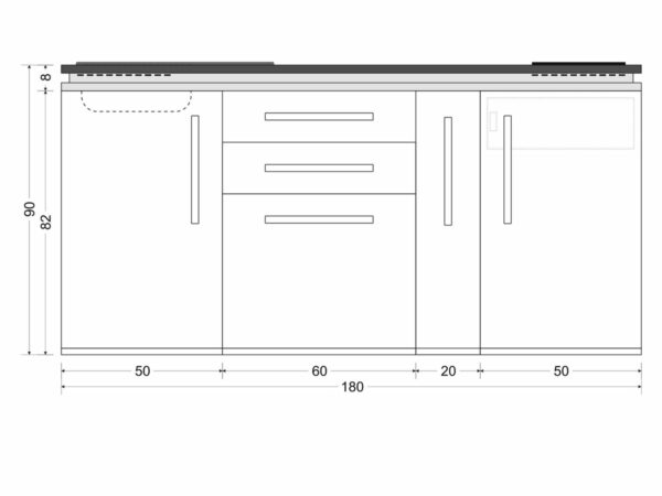 Designline Abmessungen MD 180 A Stengel
