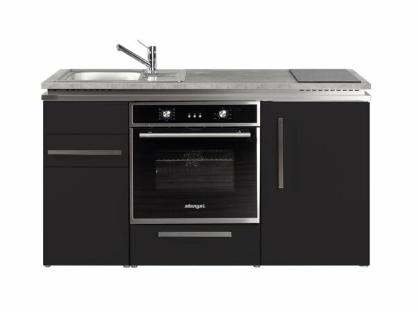Miniküche Stengel Designline MDB 150 schwarz
