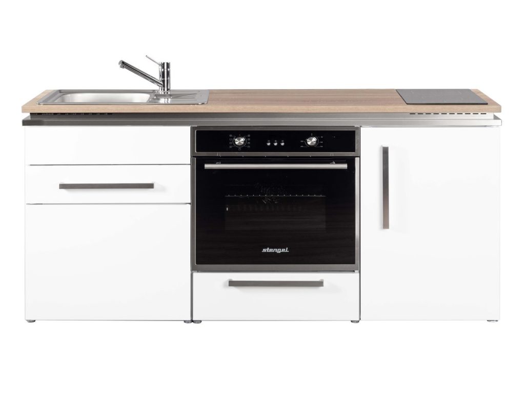 Singleküche weiß Stengel Designline MDB 170