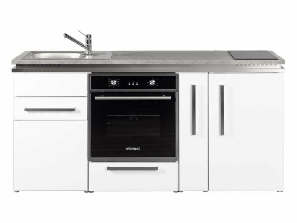 Singleküche MDB 180 A weiß mit Kühlschrank