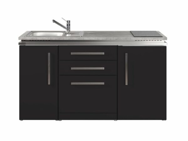 Miniküche Stengel Designline MDGS 150 schwarz