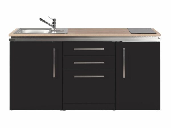 Metallküche Stengel Designline MDGS 170 schwarz