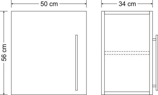 Hängeschrank Premiumline HSPL 50 H560 – Bild 11