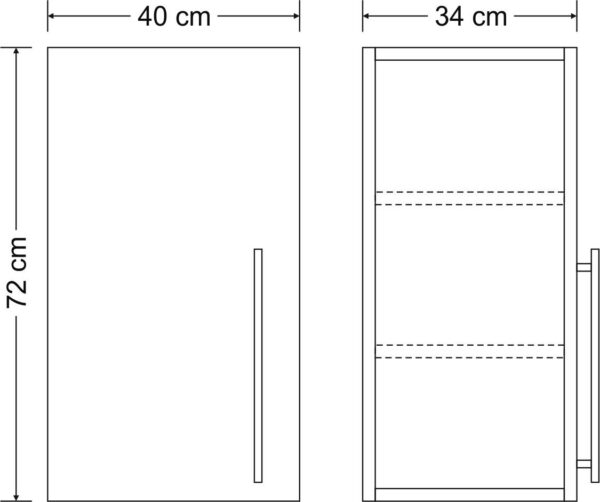 Hängeschrank Premiumline HSPL 40 H720 – Bild 11