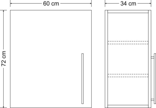 Hängeschrank Premiumline  HSPL 60 H720 – Bild 11